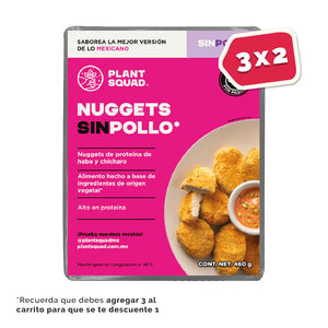 Nuggets  sin pollo 460g - Plant Squad