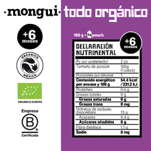 Cargar imagen en el visor de la galería, Pouch Manzana, Ciruela y Camote 100g -Mongui
