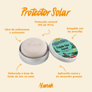 Protector solar sólido 80g -NANAH