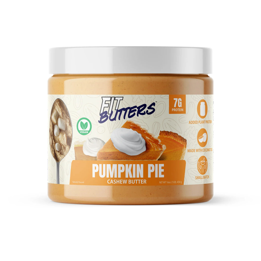Pumpkin Pie – Crema Vegana de Anacardo Sabor Pay de Calabaza 454g - Fit Butters