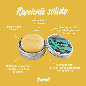 Repelente sólido 80g -NANAH