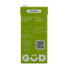 Cargar imagen en el visor de la galería, Leche Orgánica Arroz Sin Azúcar 1 Litro -GUD
