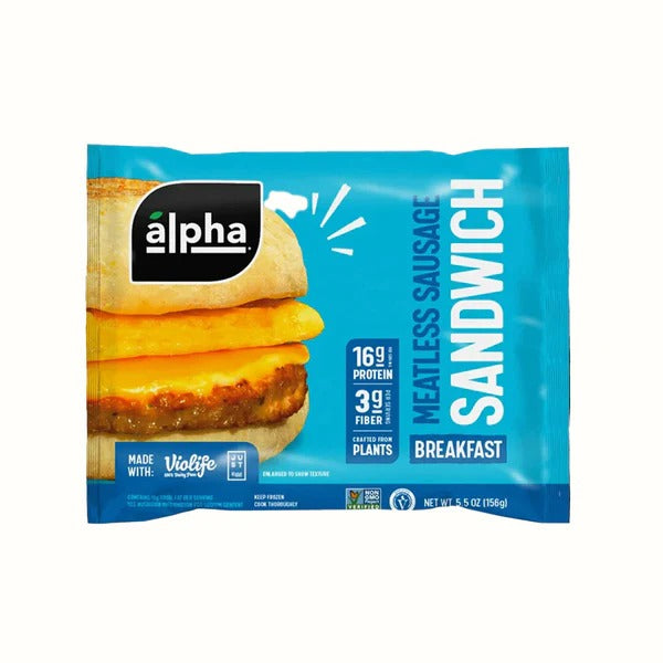 Sausage Sandwich 156g - Alpha Foods