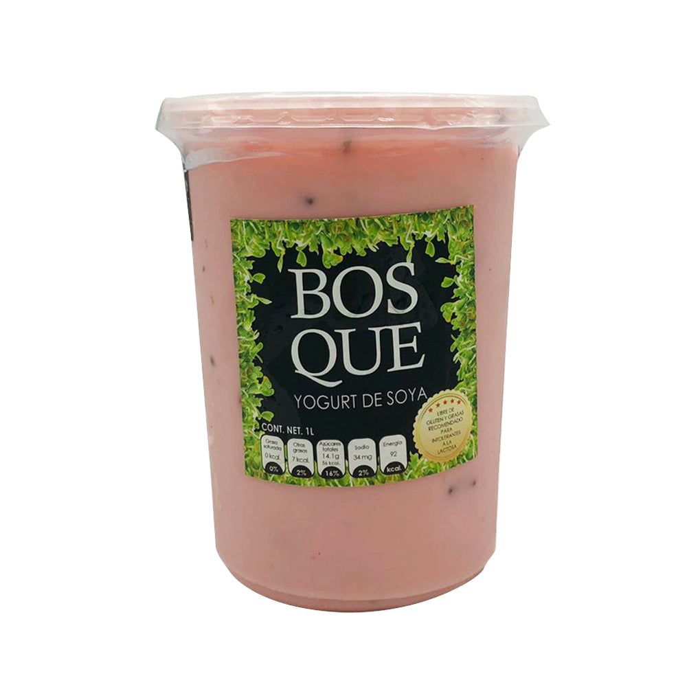 Yogurt de Soya Frutos Rojos 1L - Bosque