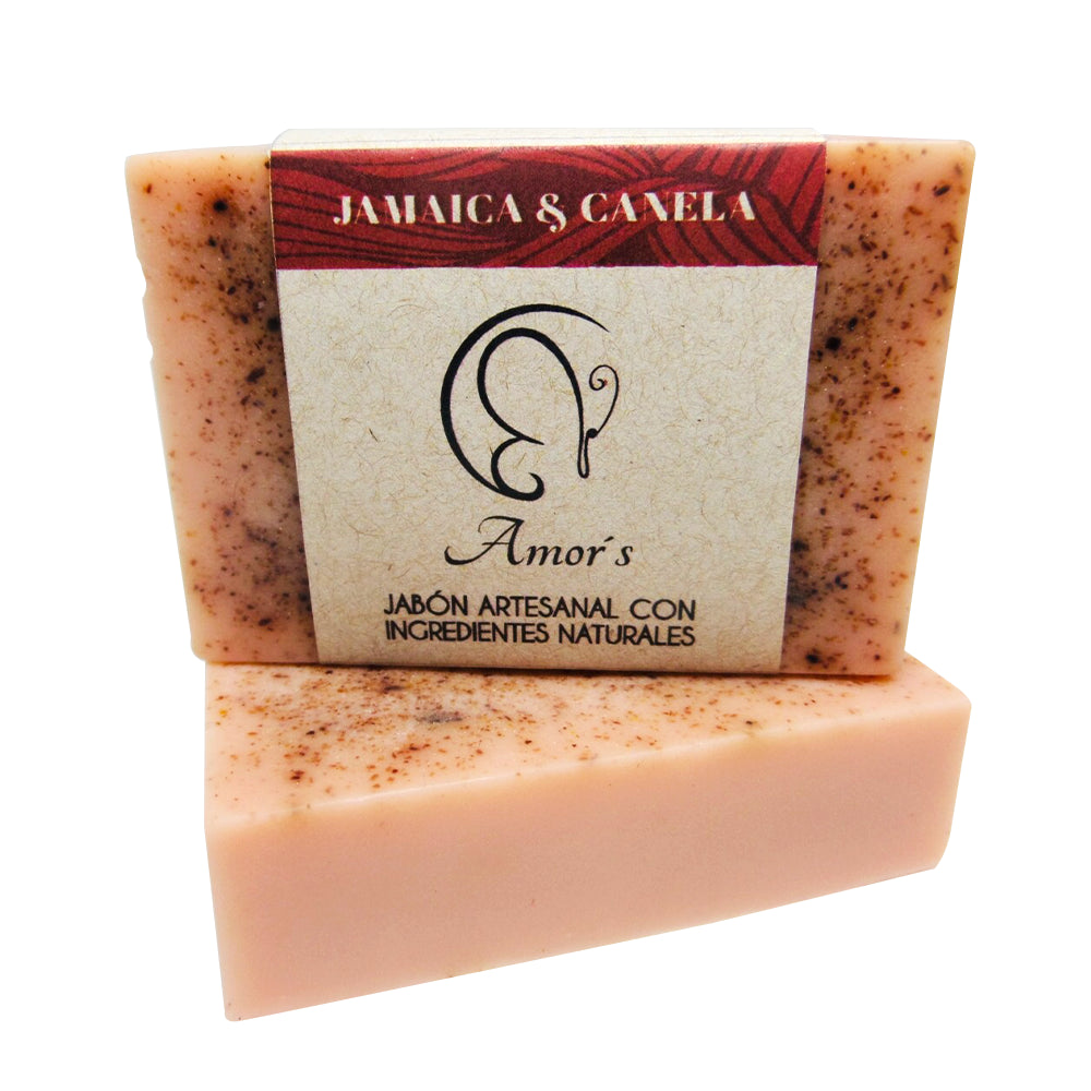 Jabón artesanal Jamaica & Canela - AMOR´S