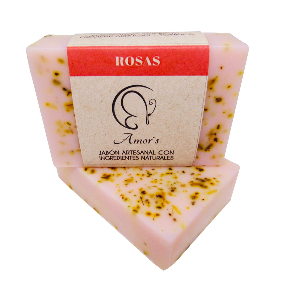 Jabón artesanal Rosas - AMOR´S