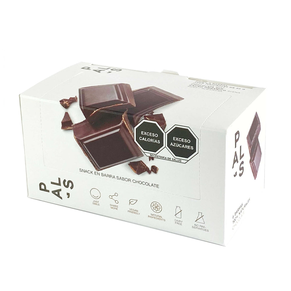 Barra de Chocolate Paquete con 6 piezas- PAL´S