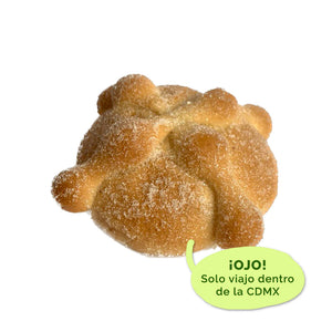 Pan de muerto de masa madre