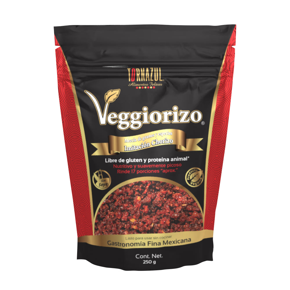 Chorizo gourmet de semillas 250g- Veggiorizo