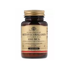 Cargar imagen en el visor de la galería, Vitamina B12 Sublingual 1000 MGC- Solgar 60 tabletas - abasto-vegano
