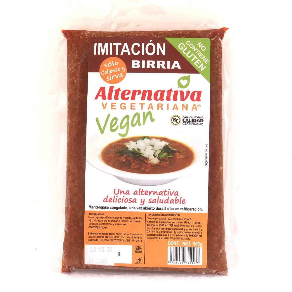 Imitación Birria 500 gr - Alternativa Vegetariana – Abasto Vegano