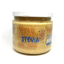 Cargar imagen en el visor de la galería, Crema de cacahuate con STEVIA 340 g - Natsan
