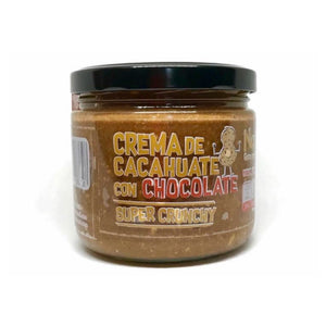 Crema de cacahuate con CHOCOLATE 340 g - Natsan