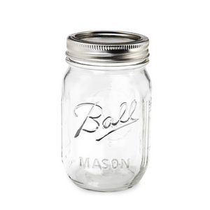 Frasco Mason Jar de 16 onzas (473ml) Boca Regular