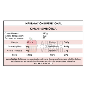 Kimchi  230g - Simbiótica