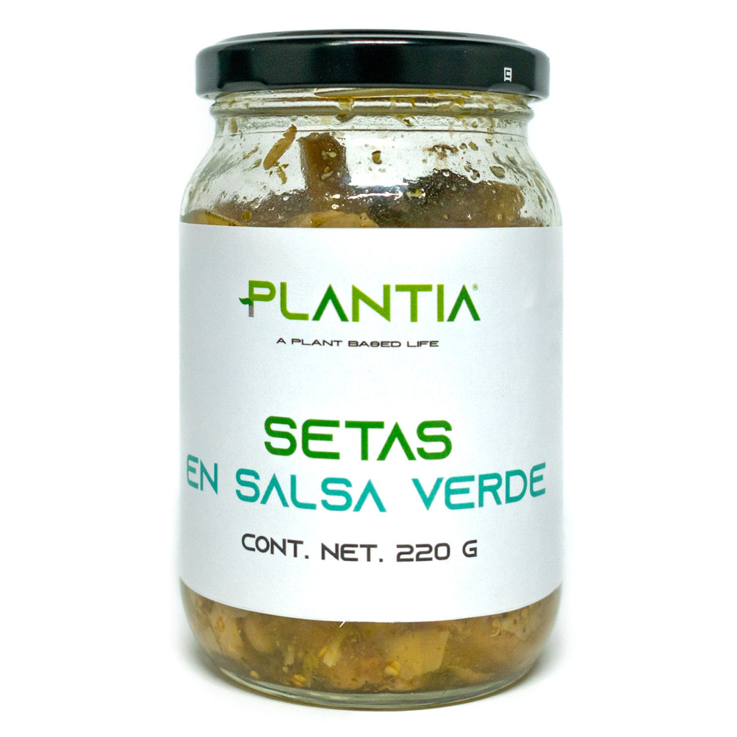 Chicharrón de Setas en Salsa Verde 220g - Plantia