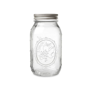 Frasco Mason Jar de 32 onzas (946ml) Boca Regular